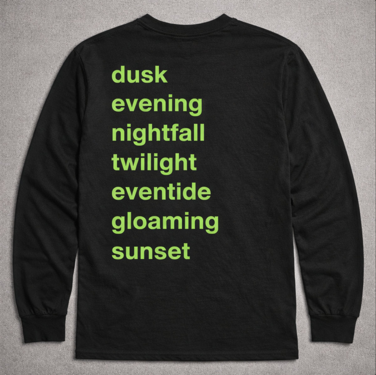 Long Sleeve T-Shirt (Black)